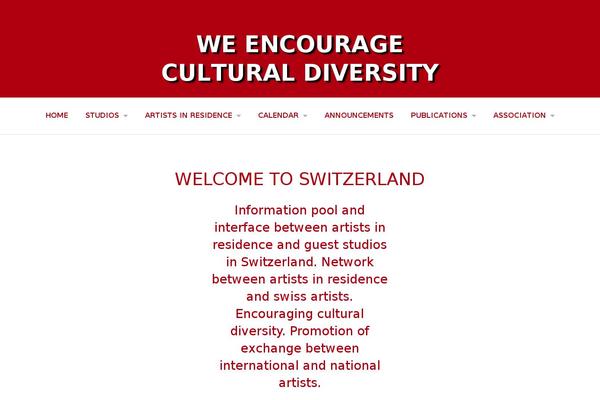 artistsinresidence.ch site used Gateway-plus