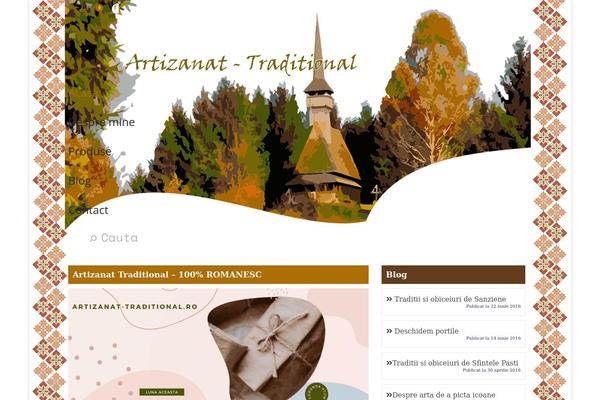 The7 Child theme site design template sample