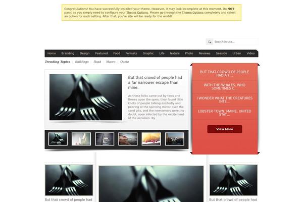 Drive theme site design template sample