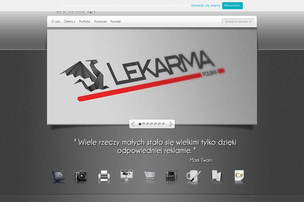 Deepfocus theme site design template sample