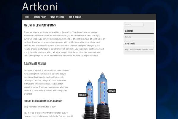 Striker theme site design template sample