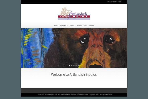 Trine theme site design template sample