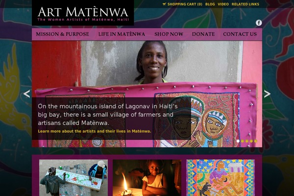 ART theme site design template sample