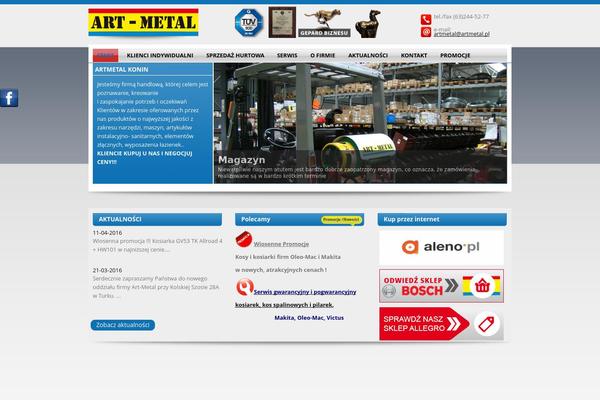 artmetal.pl site used Theme1250