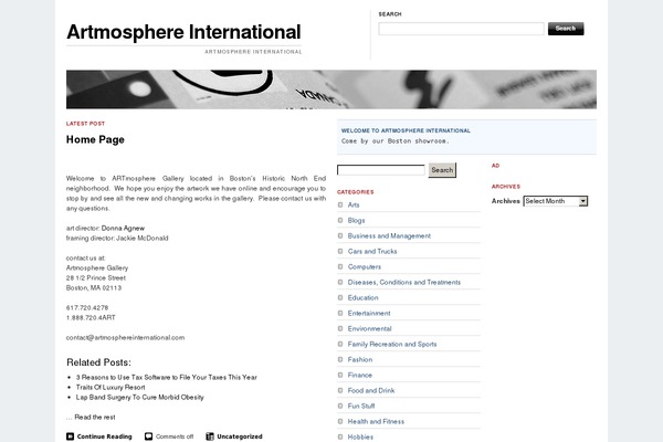 The Morning After theme site design template sample