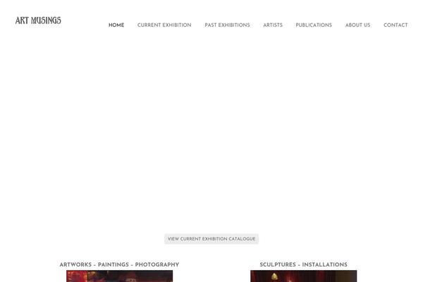 Artwork theme site design template sample