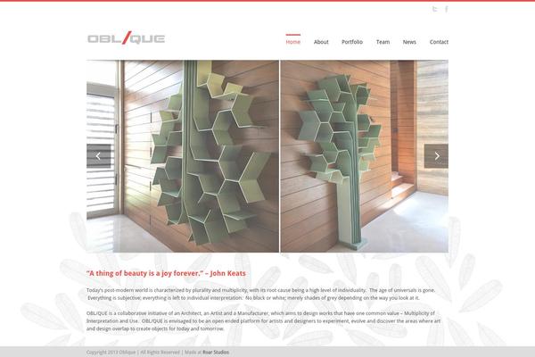 Site using Facebook Like Box plugin