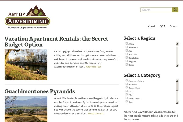 aoa theme websites examples