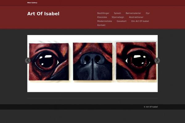 artofisabel.com site used Eclipse Pro 2