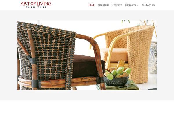 Divi theme site design template sample
