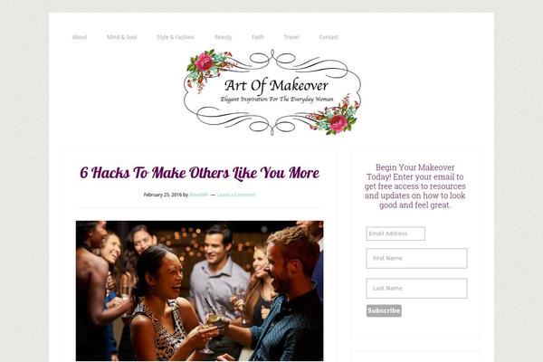 Lifestyle Pro theme site design template sample