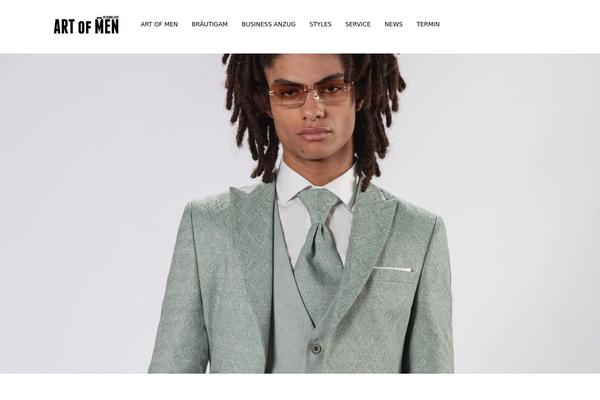 Mr. Tailor Child theme site design template sample