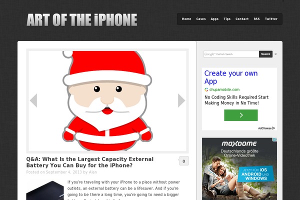 Blogside theme site design template sample
