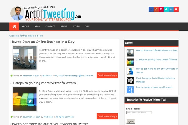 Magazine Style theme site design template sample