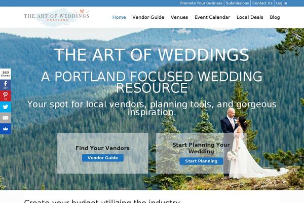 artofweddingspdx.com site used Writsy