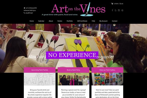 artonthevines.com site used Espresso
