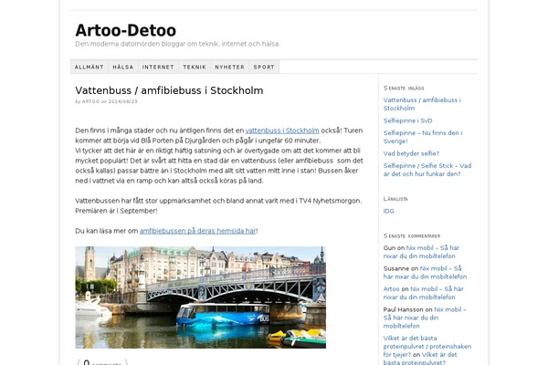 Thesis 1.8 theme site design template sample