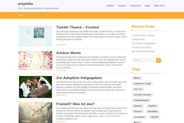 Bam theme site design template sample
