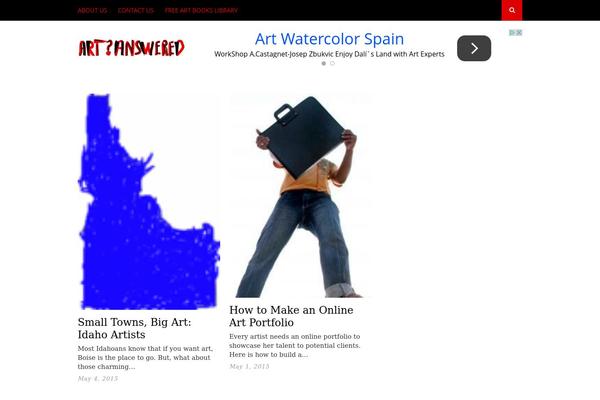 artquestionsanswered.com site used Unoblog
