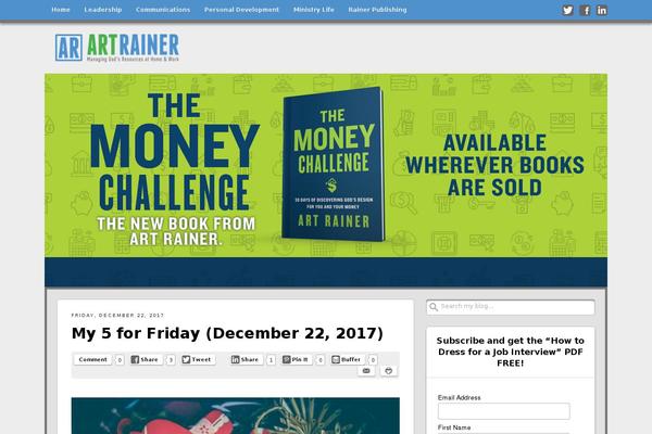 Get Noticed theme site design template sample