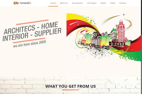 artrendd.com site used Artrendd-child