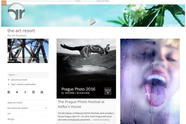 artresort.net site used Fontawesome