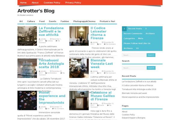 MesoColumn theme site design template sample