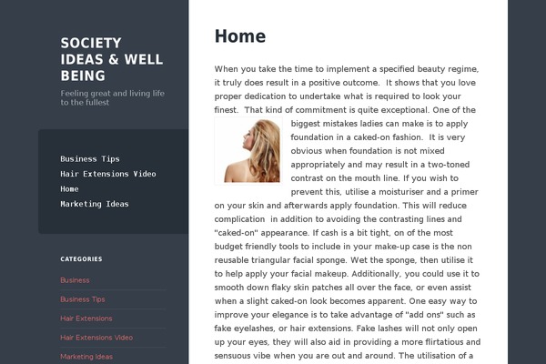 Wilson theme site design template sample