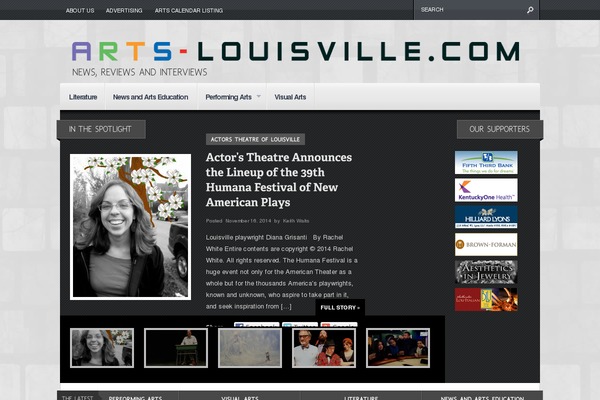 Continuum theme site design template sample