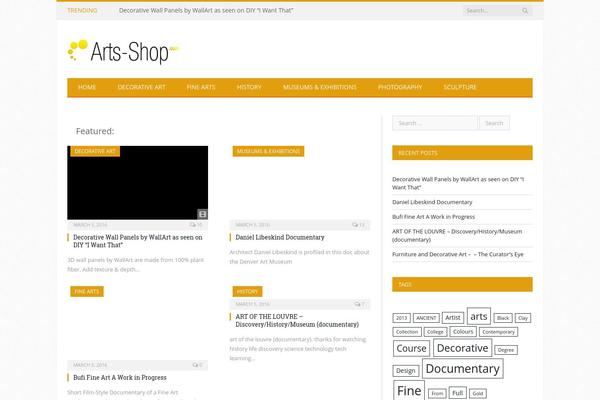 SmartMag theme site design template sample