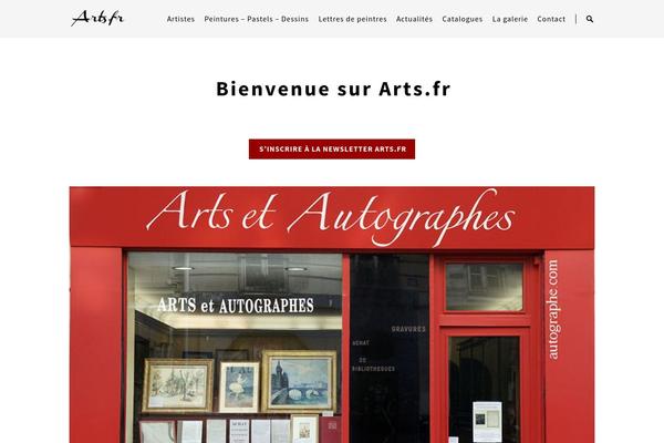arts.fr site used Engo