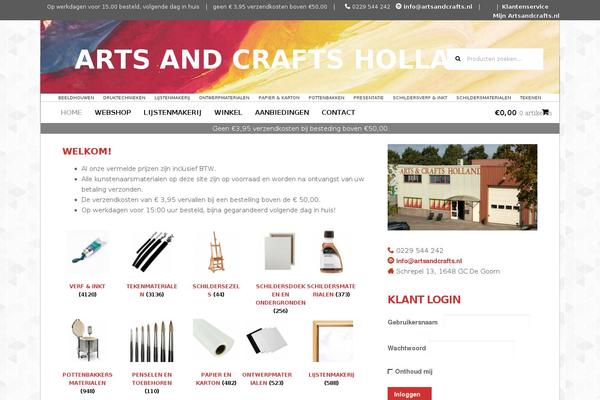 artsandcrafts.nl site used Razzi