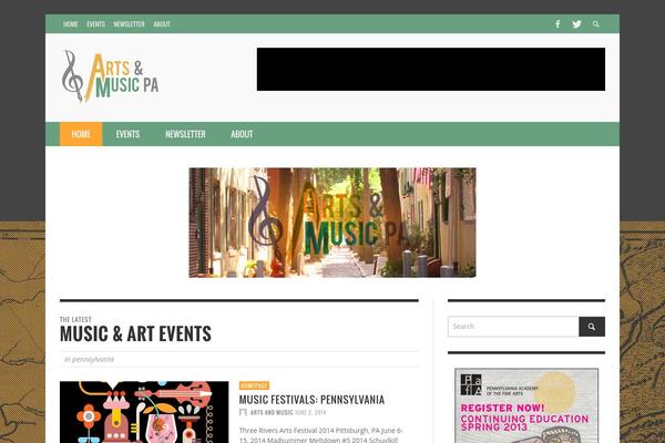 PRESSO theme site design template sample
