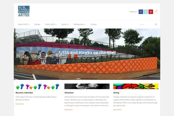Sento theme site design template sample