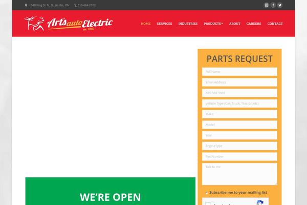Site using Cf7-google-analytics plugin