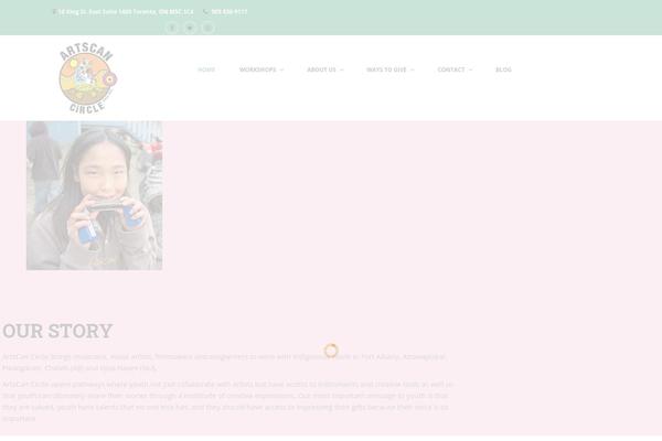 Site using Fundpress plugin