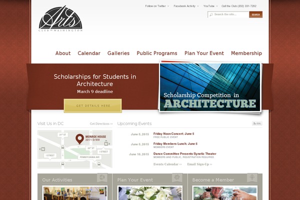 artsclubofwashington.org site used Artsclub
