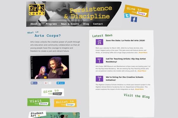 Reverie theme site design template sample