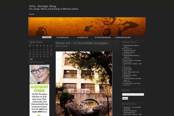 artsdesignblog.com site used Dark-3chemical
