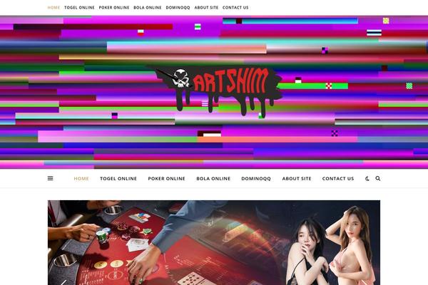 Ashe theme site design template sample