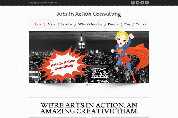 Hipster theme site design template sample
