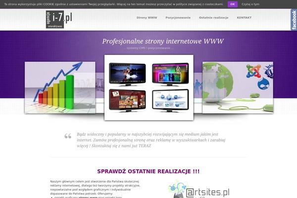 Accent theme site design template sample