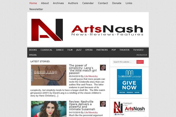 News theme site design template sample