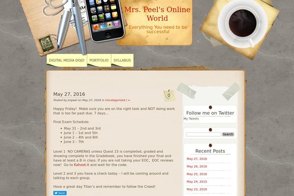 Desk Mess Mirrored theme site design template sample