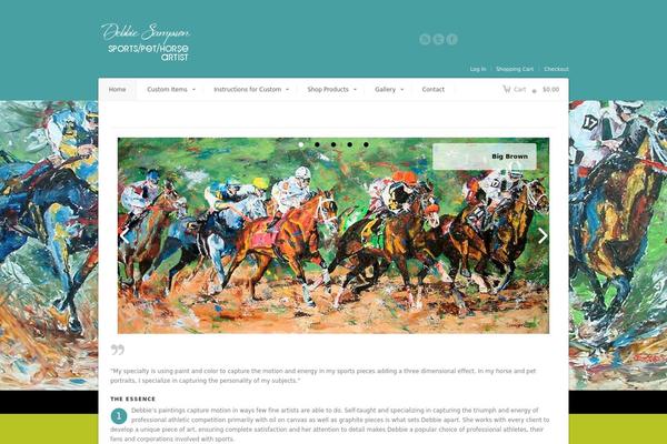 Abundance theme site design template sample