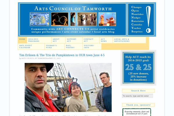 Site using Artful.ly Widget plugin