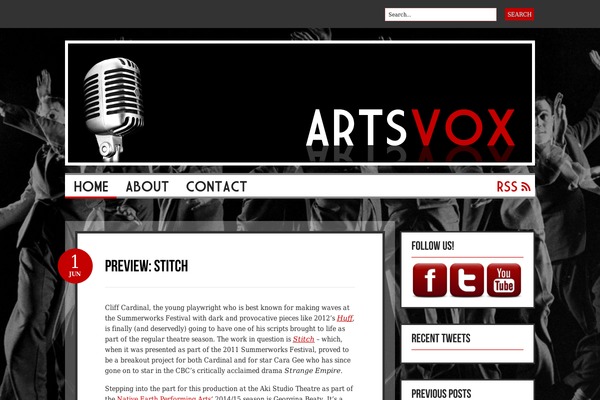 Bueno theme site design template sample