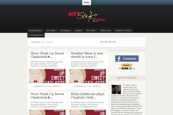 eNews theme site design template sample