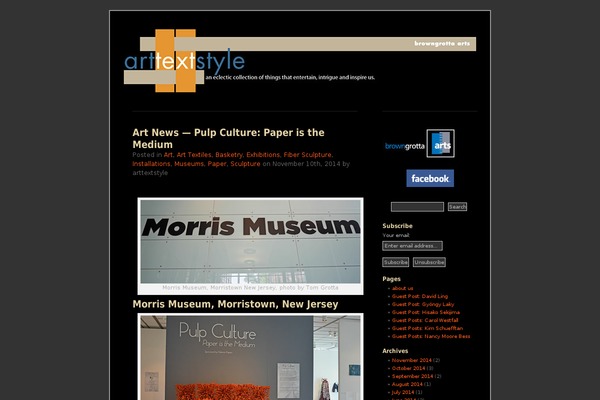 Black-LetterHead theme site design template sample