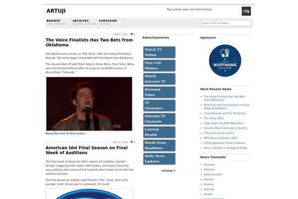 Grid_focus theme site design template sample